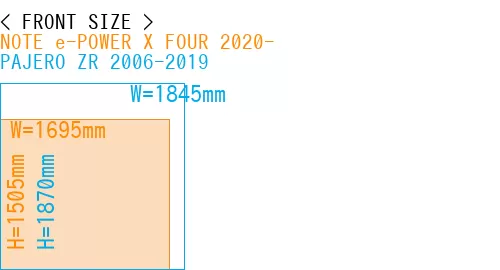 #NOTE e-POWER X FOUR 2020- + PAJERO ZR 2006-2019